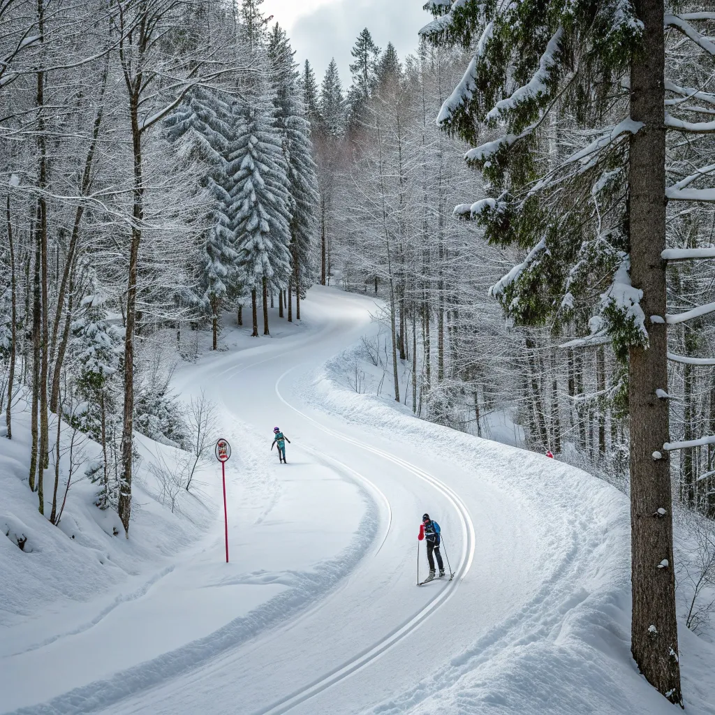 Intermediate Cross-Country Skiing Course